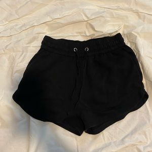H&M Basic Black High Waisted Shorts